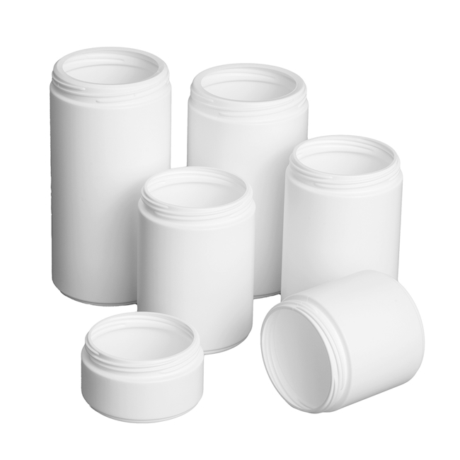 Wide-mouth jar PE-HD 250 ml